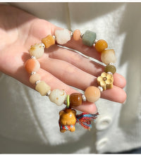 Multi-jeweled Bodhi Bead Bracelet