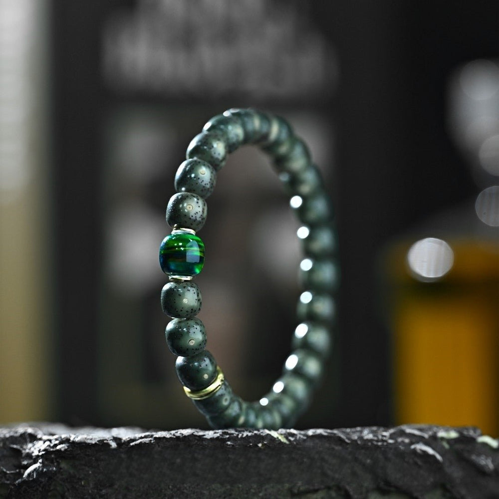 Green Fairyland Bodhi Bracelet – Jade Talisman for Growth & Calm - view 1