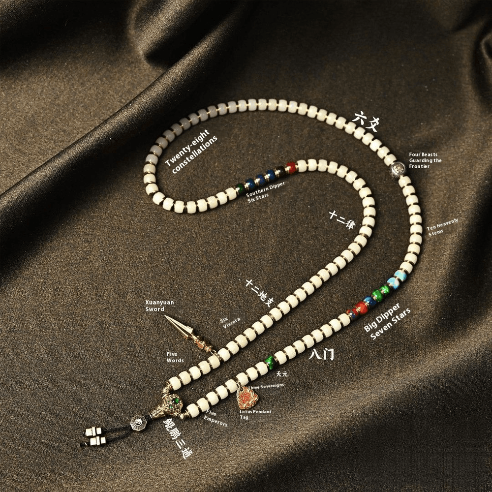 Yellow Emperor Bodhi Necklace – Power Beads for Strength & Wisdom — view 3