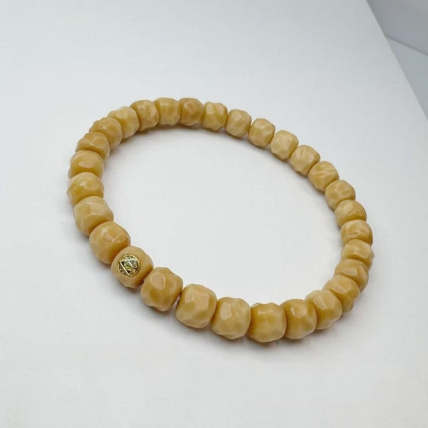 8×7mm Dragon Back Bodhi Bracelet – Cheese Style Invisible, Sugar Heart Style