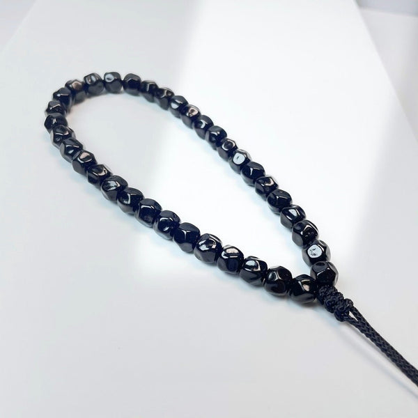 Chocolate Vajra Bracelet | Hand-Carved Coconut Palm