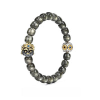 "Dragon Tiger Mystical Altar True Lord Zhao Gongming" Bodhi Bracelet - Five Emperors Rotation Wealth Talisman - Monk-Blessed Taoist Mala for Abundance & Divine Protection