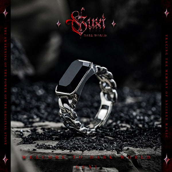 Dimension Open Ring - Minimalist 925 Silver for Men