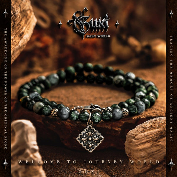 Void Meditation 925 Silver Multi-Wrap Bead Bracelet