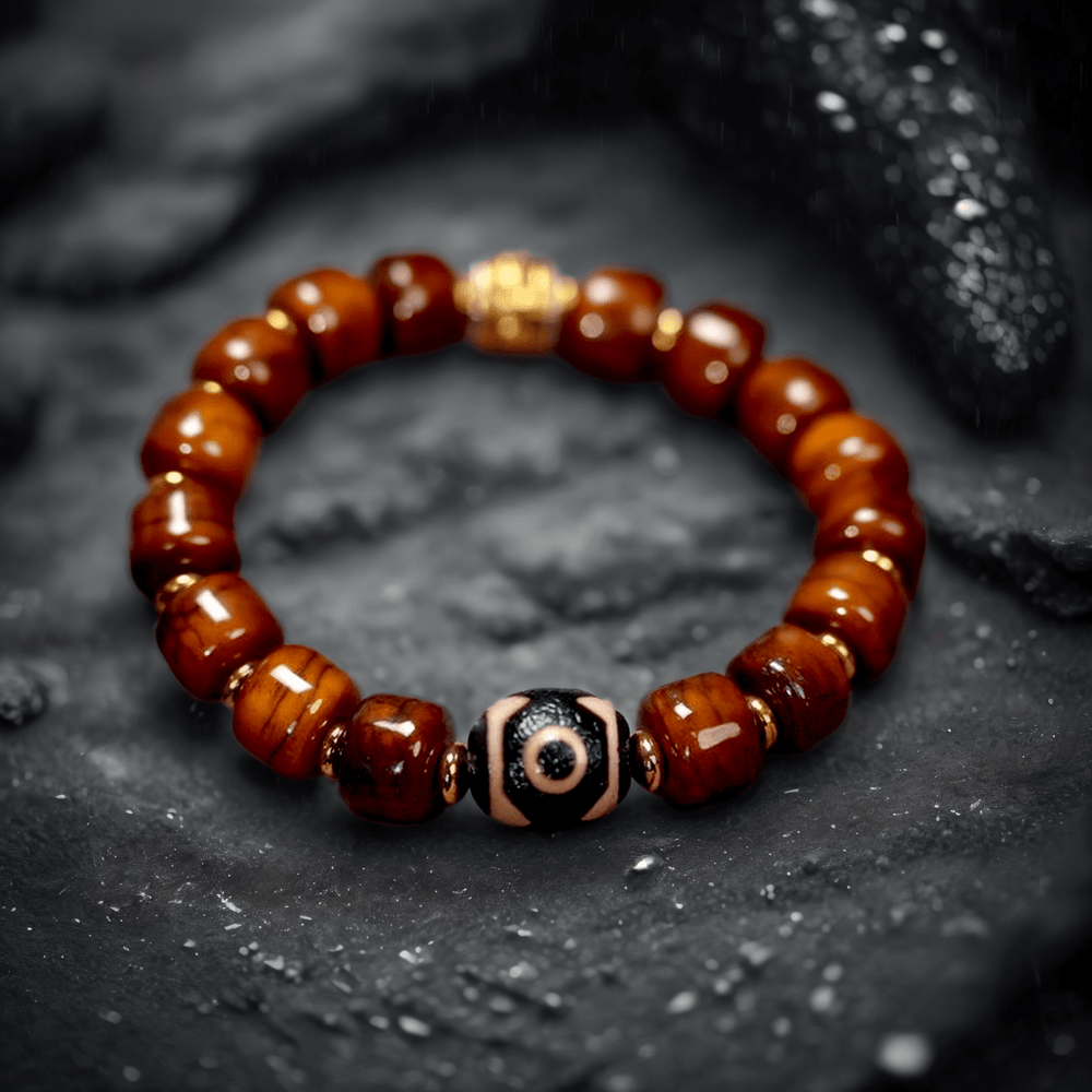 Tibetan three-eyed sky pearl bracelet - view 1