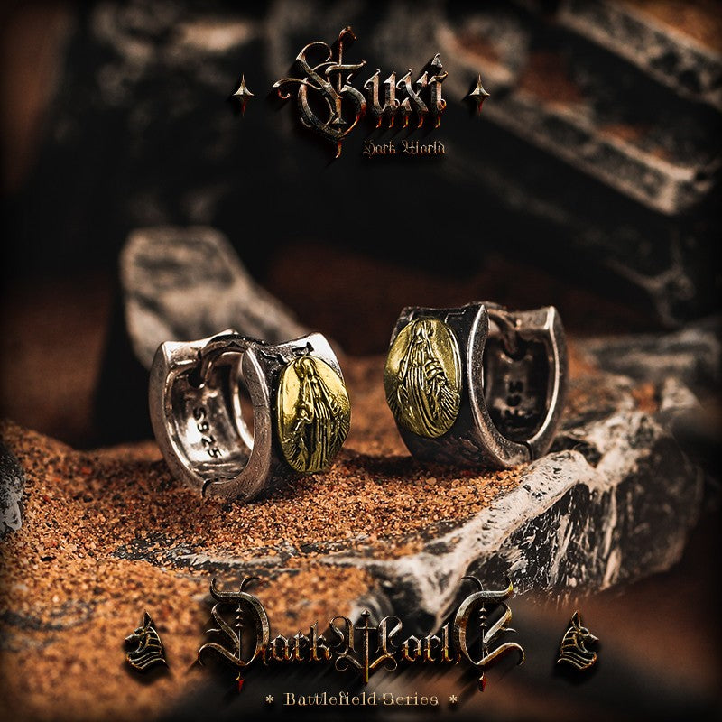 Forgotten Relic 925 Silver Vintage Studs — view 1