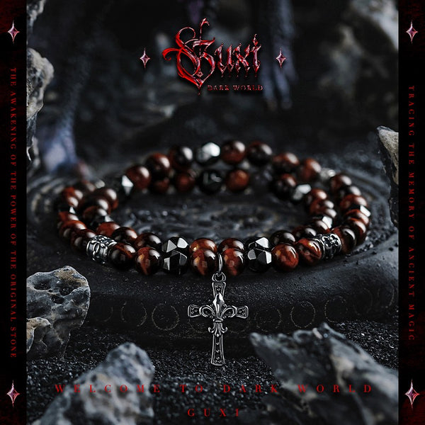 Crimson Spirit Multi-Wrap Beaded Bracelet
