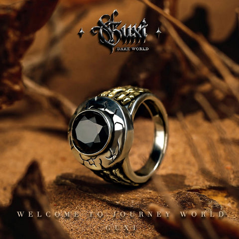 Battle Scarred Sterling Silver Statement Ring