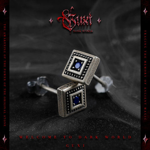 Starlight Vintage 925 Silver Stud Earrings