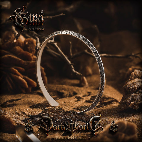 Lost City 925 Silver Cuff Bracelet for Men