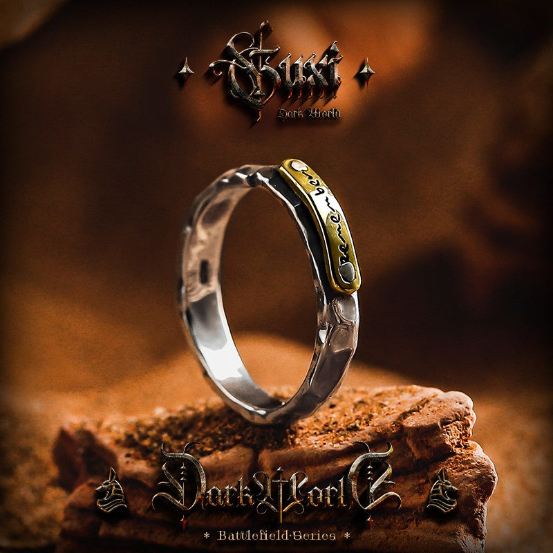 The Silence 925 Silver Ring - Minimalist Open Men's Band - 925 Silver Ring for Men