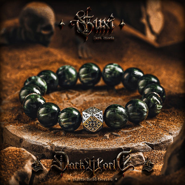 Serene Solitude Men's 925 Silver Vintage Bracelet