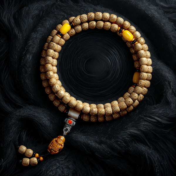 108 Star & Moon Bodhi Beads Bracelet
