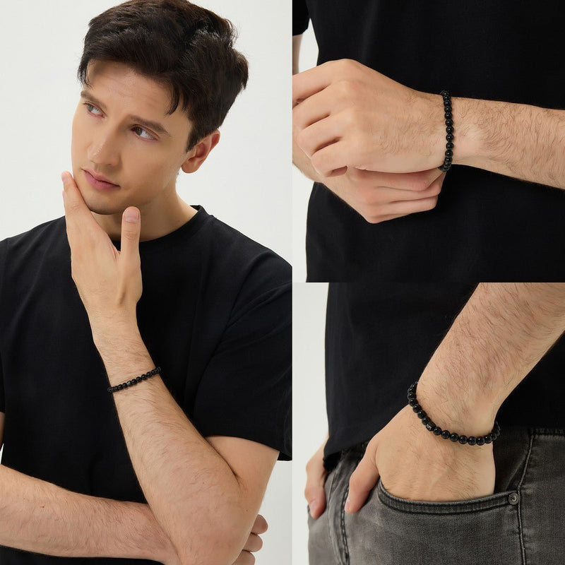 2026 Zodiac Protection: Black Obsidian 6mm Bracelet (Amulet) - Buddhabelief