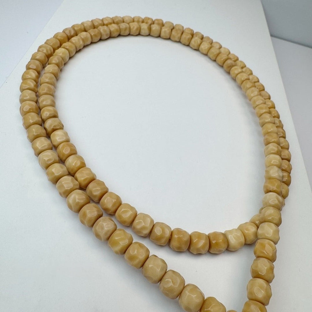 8×7mm Dragon Spine Bodhi | Handcrafted 108 Sugar-Heart Mala - view 2