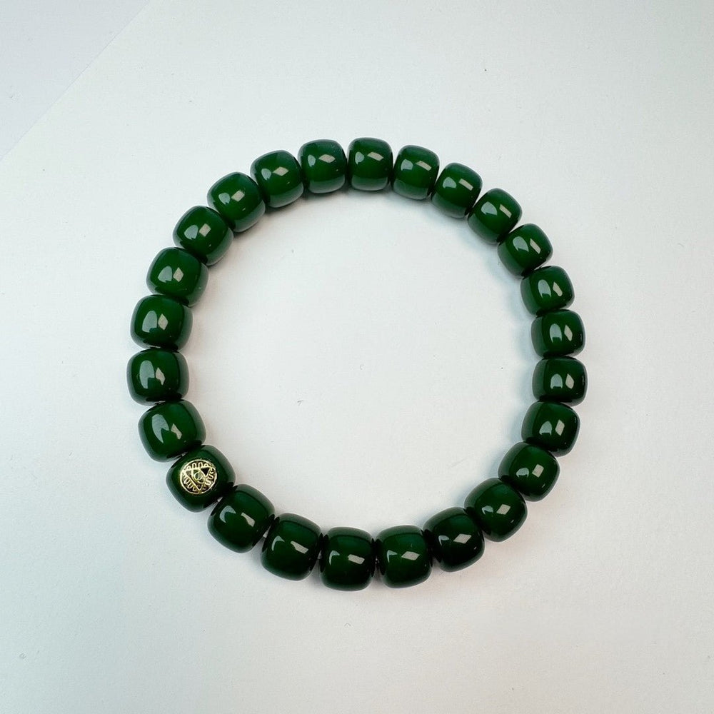 Ancient Plant-Dyed Bodhi Root Bracelet | Handcrafted Old-Style Series - view 2