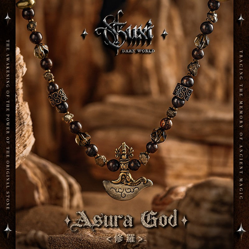 Asura Dark Style 925 Silver Pendant for Men detail view 1