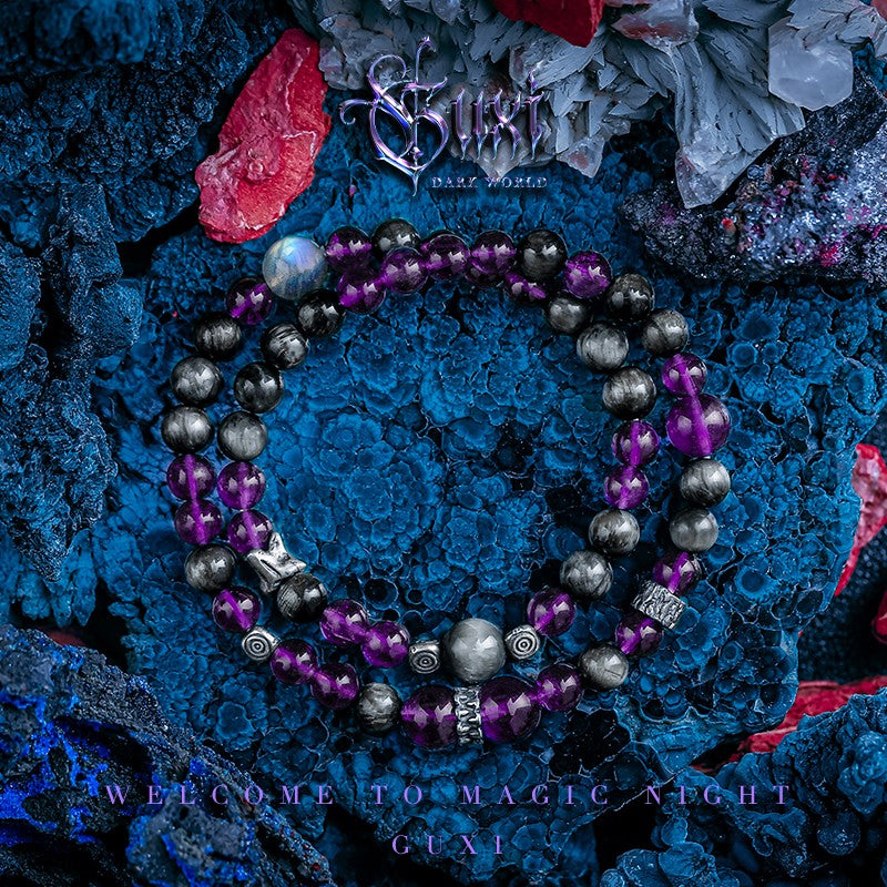 Phantom Realm Men's Retro 925 Silver Bracelet — view 2