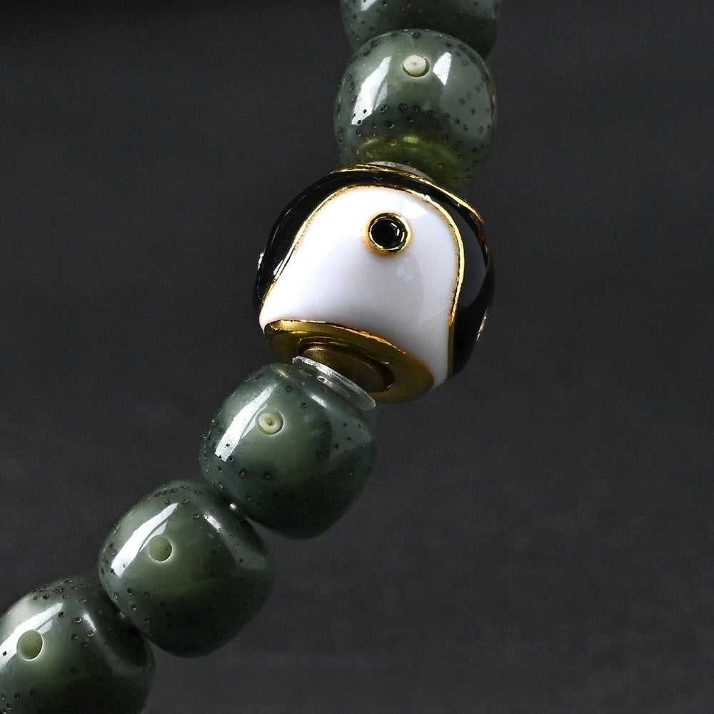 Bagua Tai Chi Bracelet – Jade Talisman for Harmony & Protection - view 3