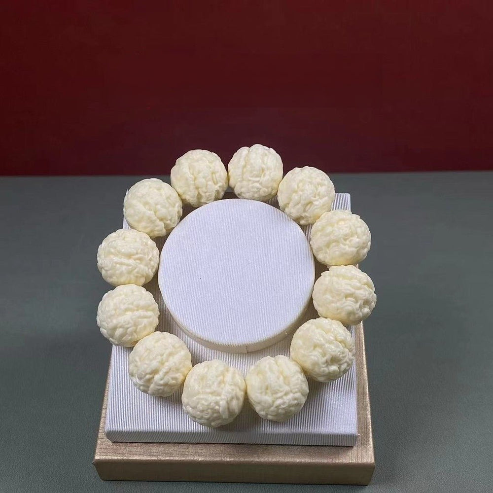 Domineering Pi Yao Bracelet – Ivory Nut Bodhi Wealth & Protection Mala — view 1