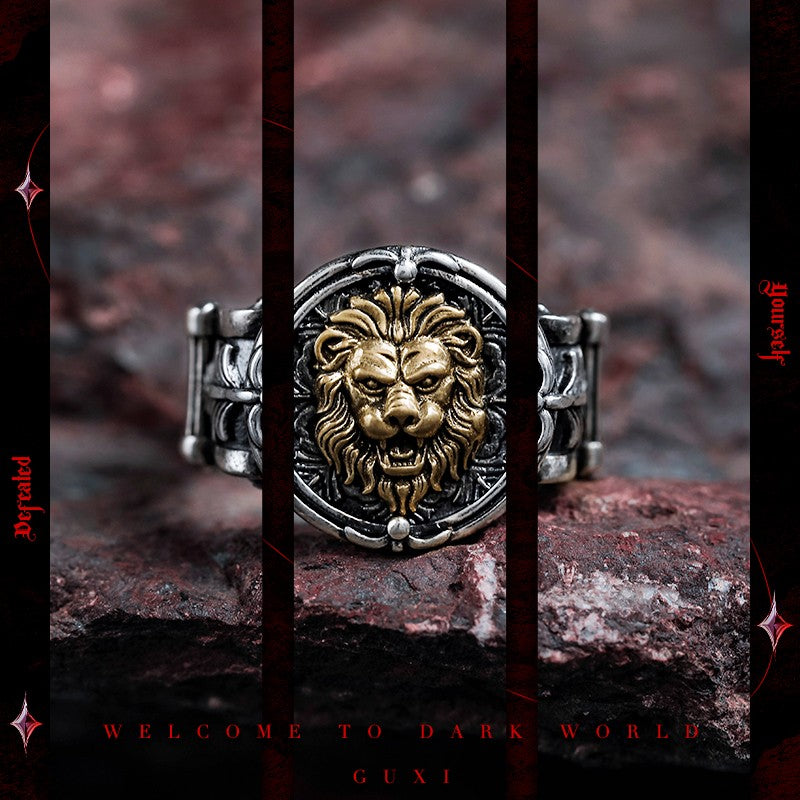 Guardian Sentinel Ring - Vintage Adjustable 925 Silver Men's detail view 2