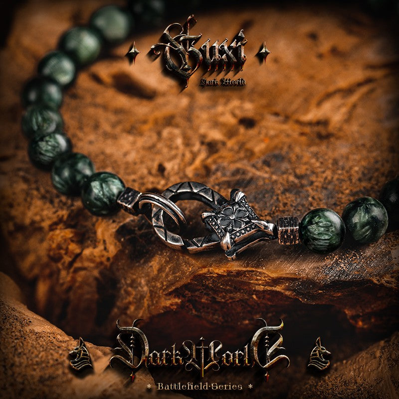 Serenity Beaded 925 Silver Bracelet for Men - view 3