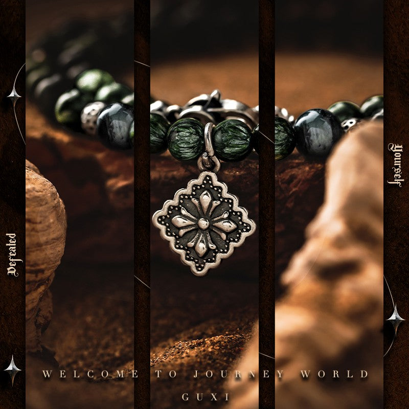 Void Meditation 925 Silver Multi-Wrap Bead Bracelet — view 3
