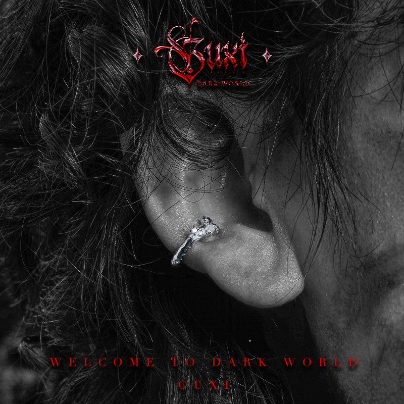 Void 925 Silver Men's Earring — view 3
