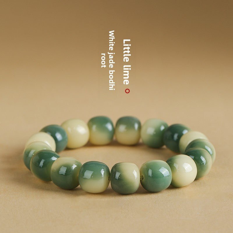 【Special offer】White jade Bodhi seed bracelet - view 2