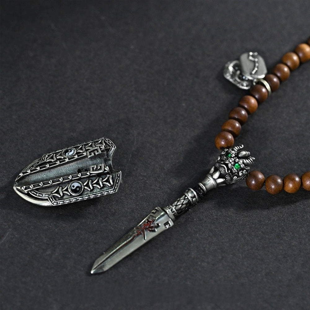 Way of Nature Necklace – Lightning Wood Beads for Protection — view 2