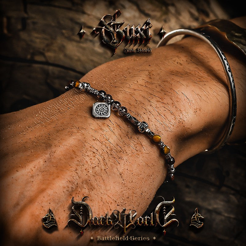 Radiance Vintage Men's Bracelet - 925 Sterling Silver detail view 3