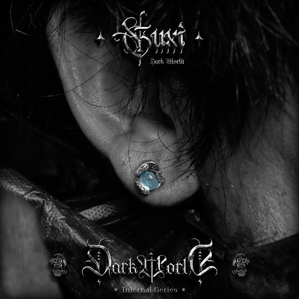 Forest Spirit Dark 925 Silver Men's Studs — view 4