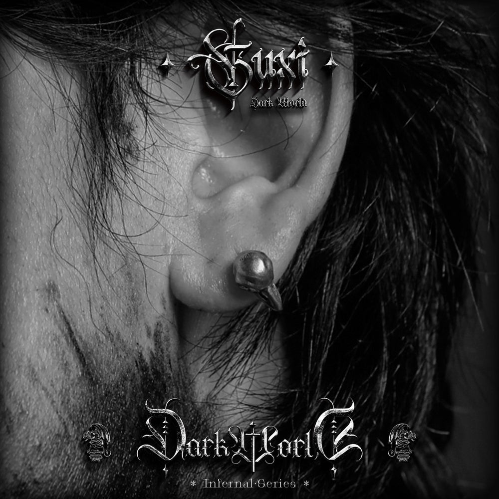 Forest Spirit Dark 925 Silver Men's Studs — view 5