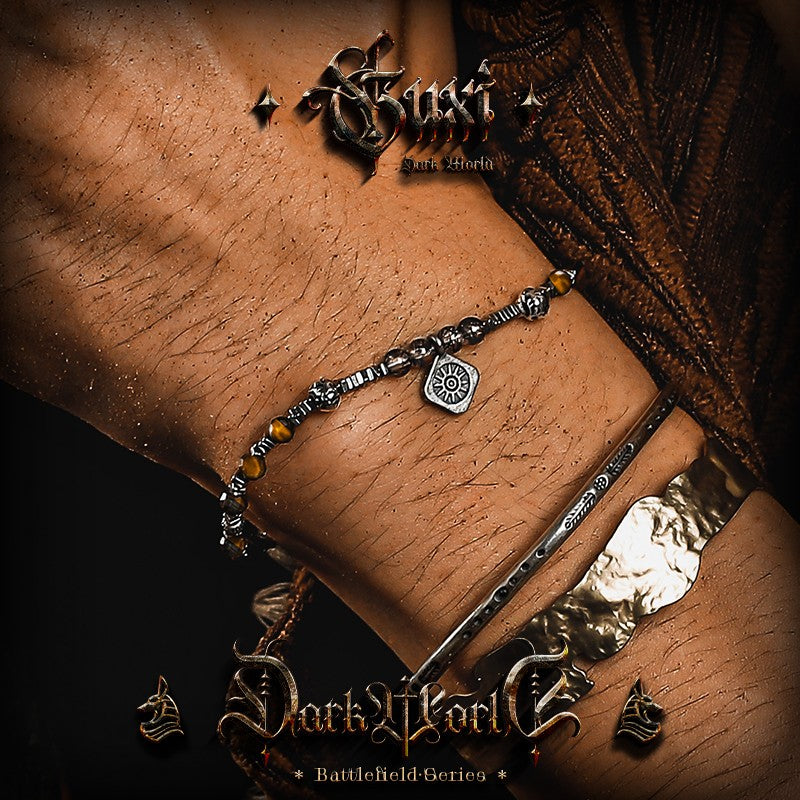 Radiance Vintage Men's Bracelet - 925 Sterling Silver detail view 4