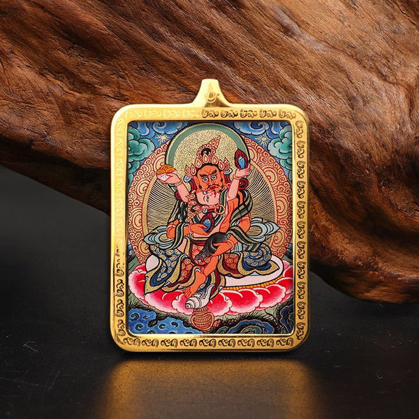Red Fortune God Pendant | Love & Luck Blessings