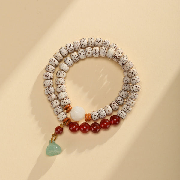 Star Moon Bodhi Mala | Agarwood Infused Beads