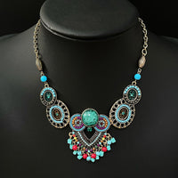 Tibetan Bohemian Necklace – Handmade Ethnic Head & Neck Jewelry