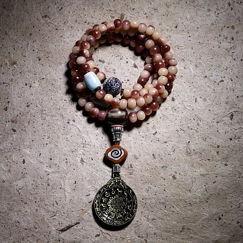 Original camel bone - 108 beads mala - view 4