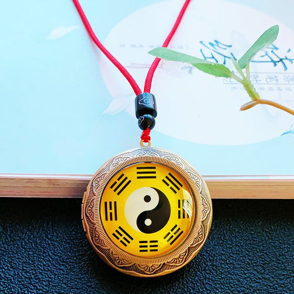 Taoist Eight Trigram Amulet Pendant | Protective Charm