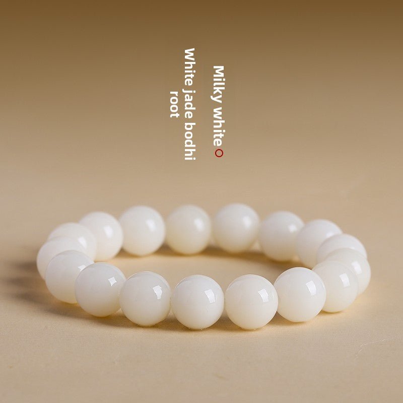 【Special offer】White jade Bodhi seed bracelet - view 8