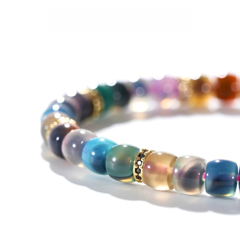 Agate Bracelet — 6mm Dopamine Candy-Heart Design | Love Attraction - view 3