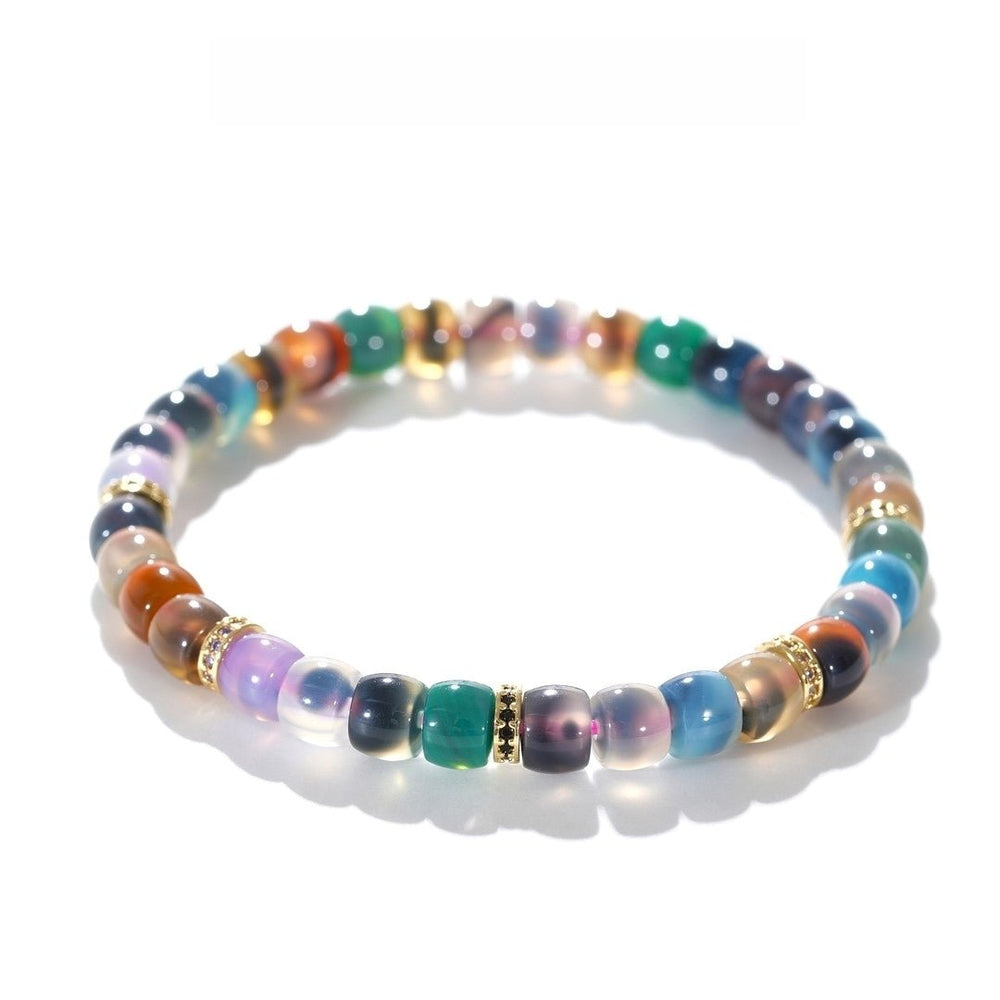 Agate Bracelet — 6mm Dopamine Candy-Heart Design | Love Attraction - view 4