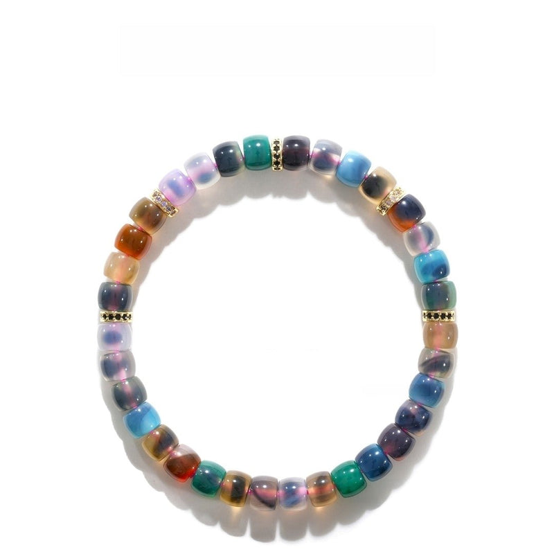 Agate Bracelet — 6mm Dopamine Candy-Heart Design | Love Attraction - Buddhabelief