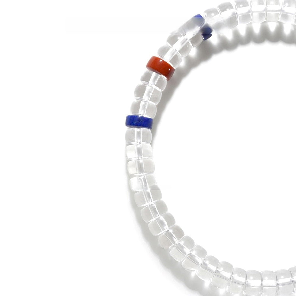 Clear Quartz Bracelet — 6mm Precision-Cut Natural Crystal | Mind–Body Wellness - view 2