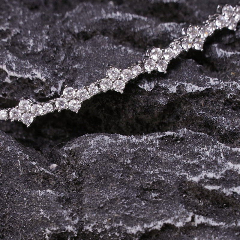 "Crown of Thorns" Iced Out Hexagram Pendant Necklace (Micro - Pave Streetwear Series) - Buddhabelief