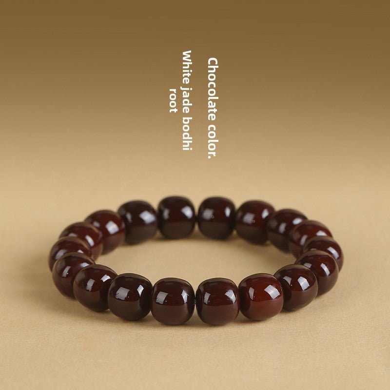 【Special offer】White jade Bodhi seed bracelet - view 7