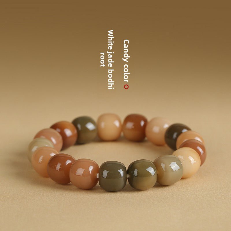 【Special offer】White jade Bodhi seed bracelet - view 6
