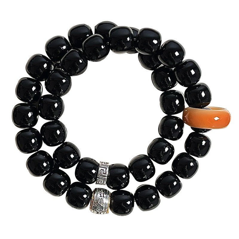 Double-Wrap Bodhi Meditation Prayer Beads — Handcrafted Spiritual Mala - view 4