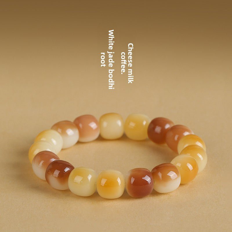 【Special offer】White jade Bodhi seed bracelet - view 3