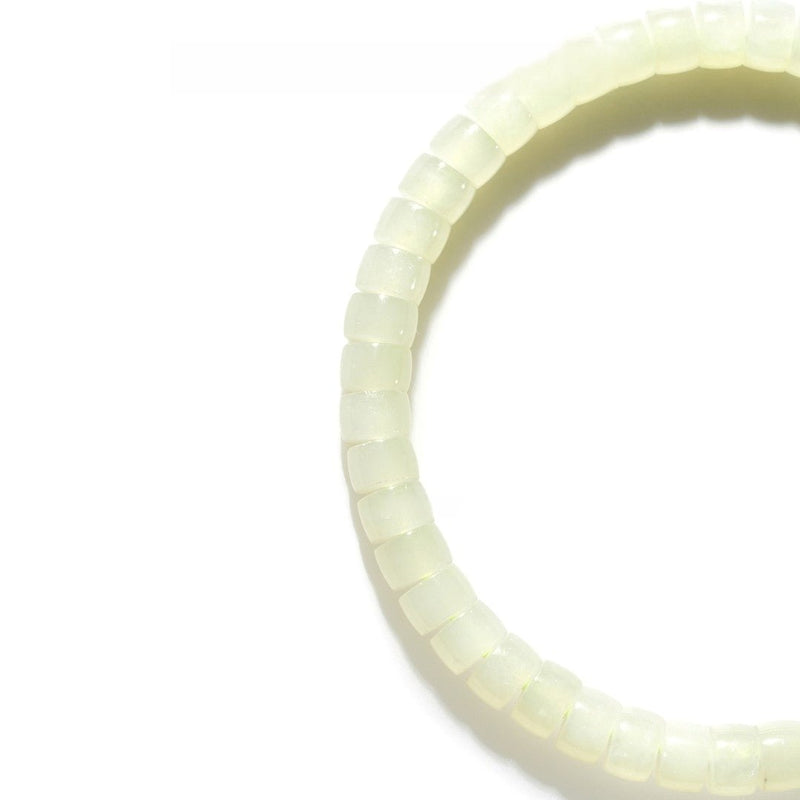 Hetian Yellow Jade Bracelet — 6mm Natural Gemstone | Good Fortune - Buddhabelief